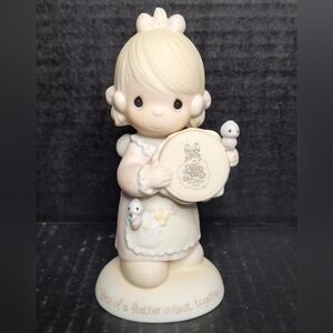 1986 Precious Moments Birds Of A Feather Collect Together #E-0006